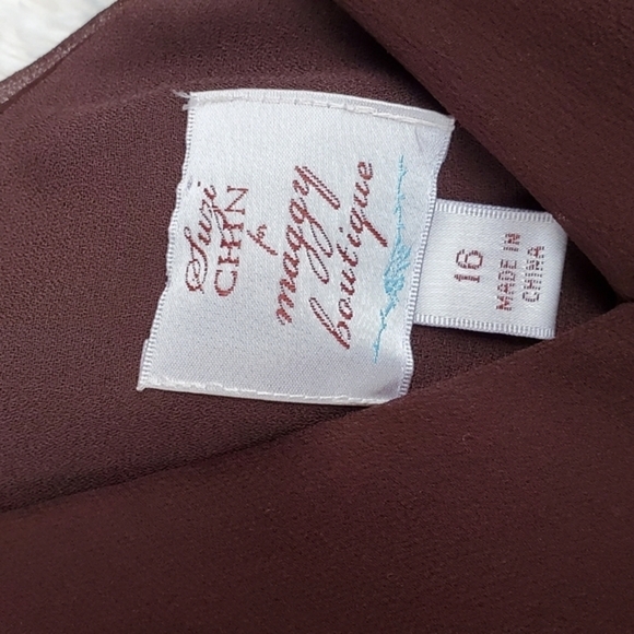 Suzi Chin  Grecian cocktail  dress 16‎ - Picture 5 of 16